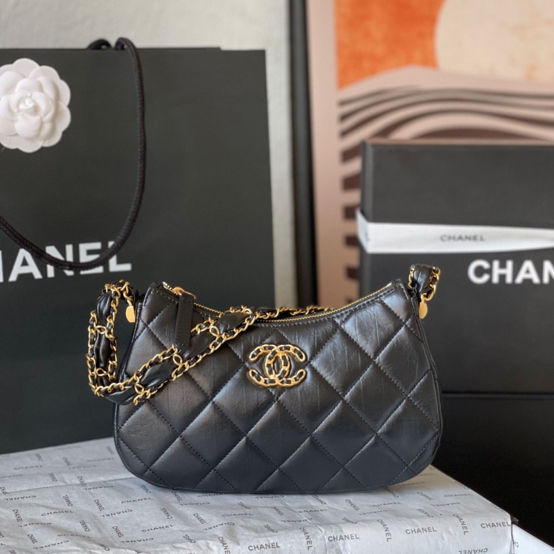 Ch*el top handle bags